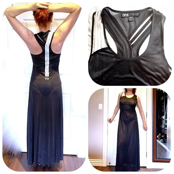 Y-3 Dresses & Skirts - Y3 Yohji Yamamoto Adidas Long Tank dress